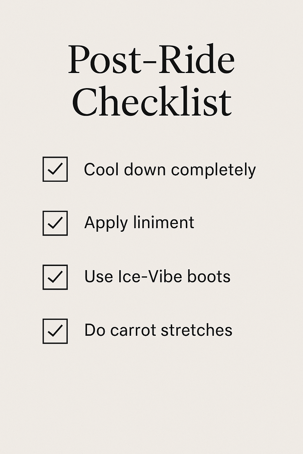 Recovery is Part of the Ride